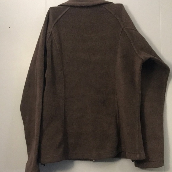 Columbia brown zip up fleece jacket - Picture 4 of 5